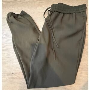 Express Jogger Dress Pants Womens Small Ankle With Draw String Casual